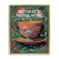 thumbnail image 1 of Stupell Industries Bohemian Together We Sip & Rise Gold Floating Frame Canvas Art, 17 x 21, by Sara Culpepper, 1 of 8