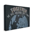 thumbnail image 1 of Stupell Industries Together We Will Quote Global Motivational Phrase Canvas Wall Art Design by Kim Allen, 36" x 48", 1 of 1