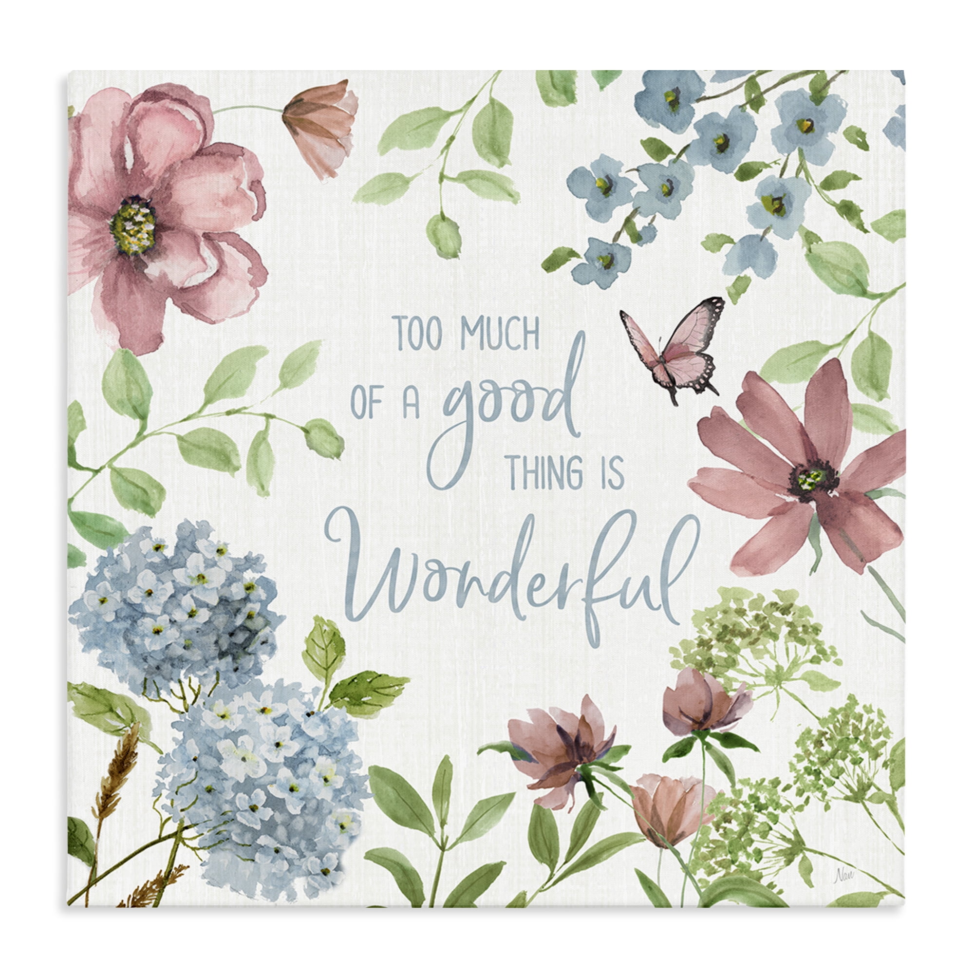 Stupell Industries Too Much Of A Good Thing Canvas Wall Art, design by Nan