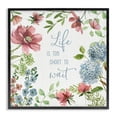 thumbnail image 1 of Stupell Industries French Country Too Short To Wait Black Framed Giclee Art, 12 x 12, by Nan, 1 of 8