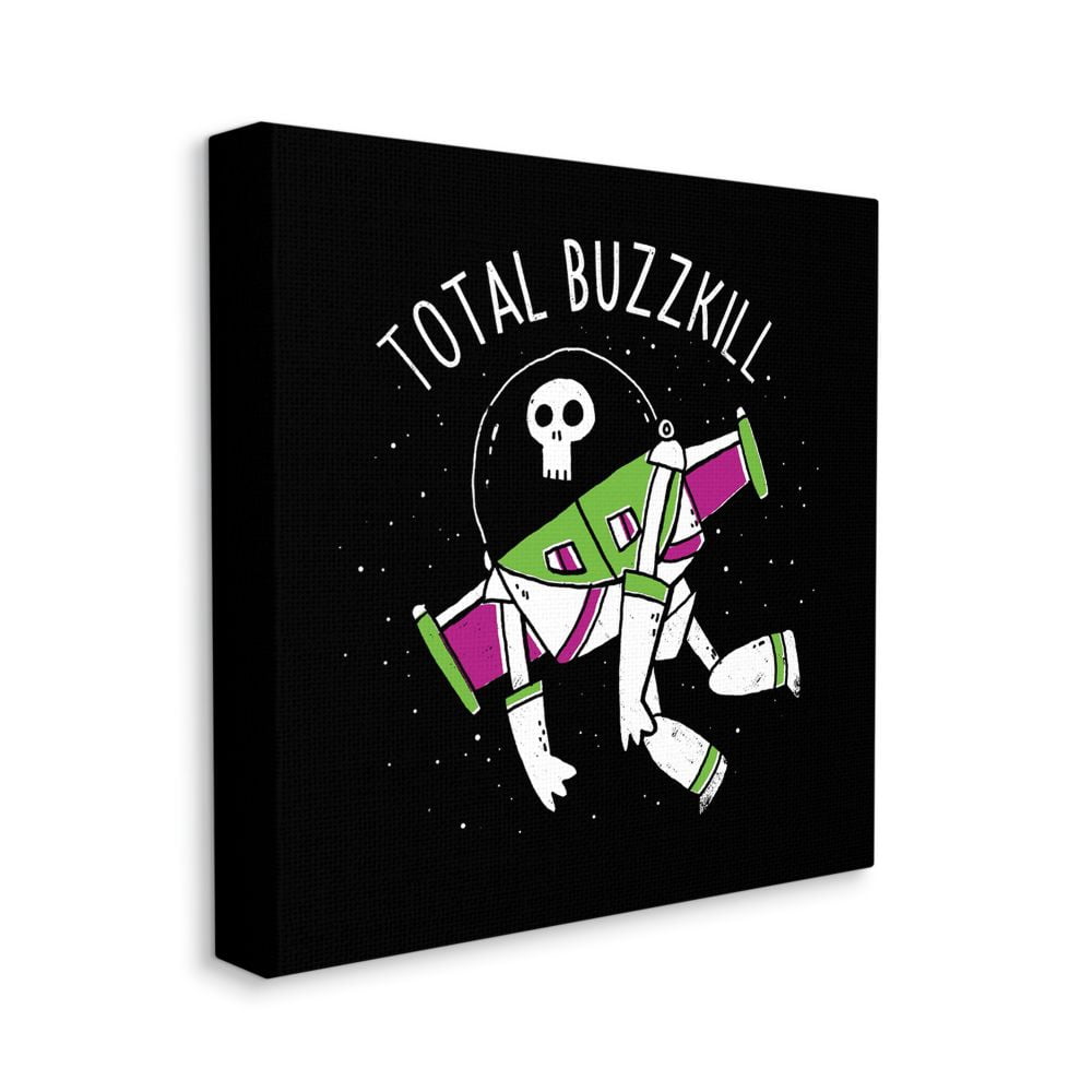 Stupell Industries Total Buzzkill Animation Parody Toy Pun Canvas Wall Art Design by Michael Buxton, 24" x 24"