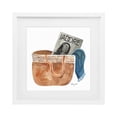 thumbnail image 1 of Stupell Industries Modern Tote & Fashion Magazine White Framed Print Under Glass, 13 x 13, by Hillary Holt, 1 of 8