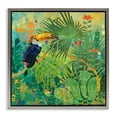 Stupell Industries Toucan Rainforest Nature Animals & Insects Painting