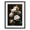 thumbnail image 1 of Stupell Industries Transitional Tower of White Roses Black Framed Print Under Glass, 14 x 20, by Petals Prints Design, 1 of 8