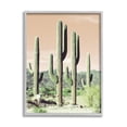 thumbnail image 1 of Stupell Industries Towering Cactus Plants Arid Desert Vegetation Nature Photograph Gray Framed Art Print Wall Art, Design by Susan Bryant, 1 of 8
