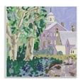 thumbnail image 1 of Stupell Industries Town Church Through Trees Buildings & Architecture Painting Unframed Art Print Wall Art, 12 x 12, 1 of 2