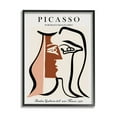 thumbnail image 1 of Stupell Industries Traditional Abstract Picasso Portrait Imaginary Faces Terracotta, 11 x 14, Designed by Ros Ruseva, 1 of 7