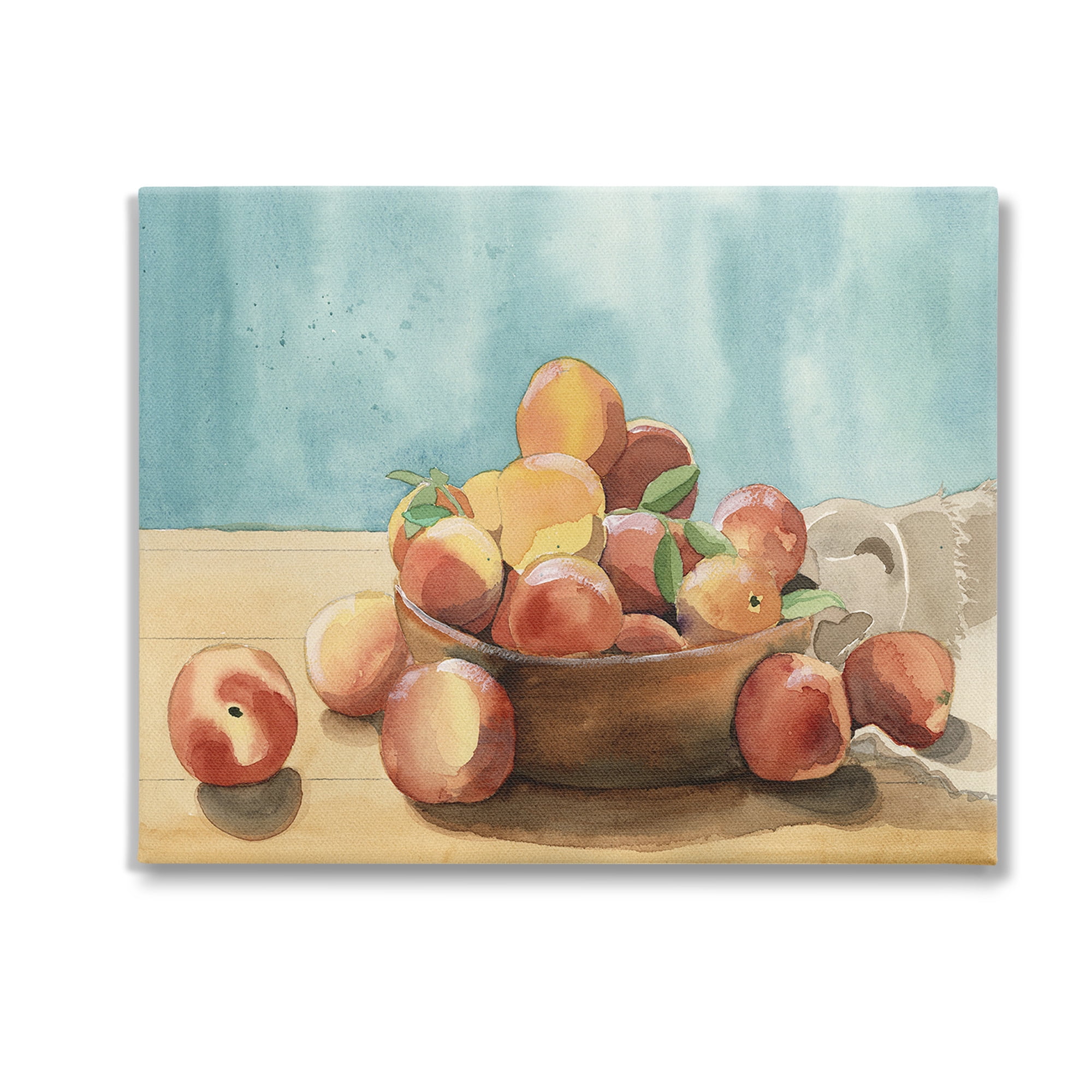 Stupell Industries Traditional Apple Painting Food & Beverage Painting Gallery Wrapped Canvas Art Print Wall Art, 30 x 24