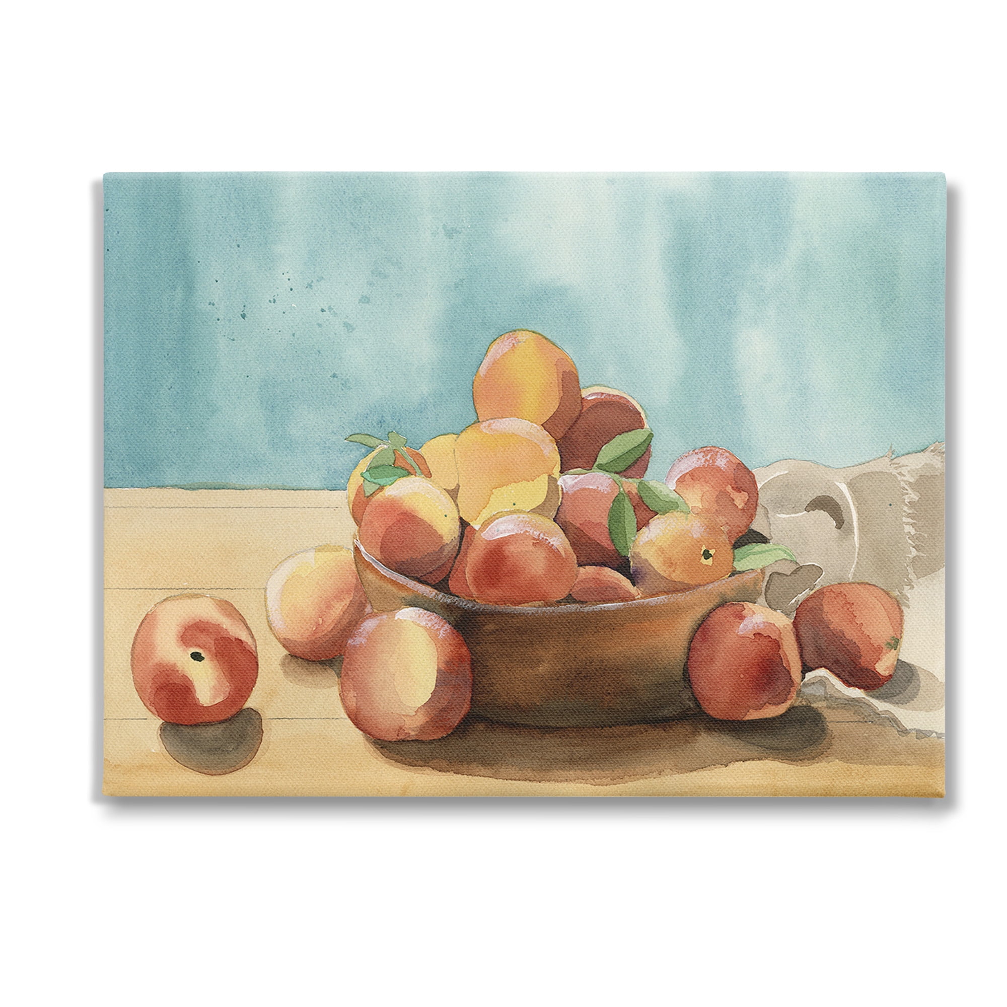 Stupell Industries Traditional Apple Painting Food & Beverage Painting Gallery Wrapped Canvas Art Print Wall Art, 40 x 30