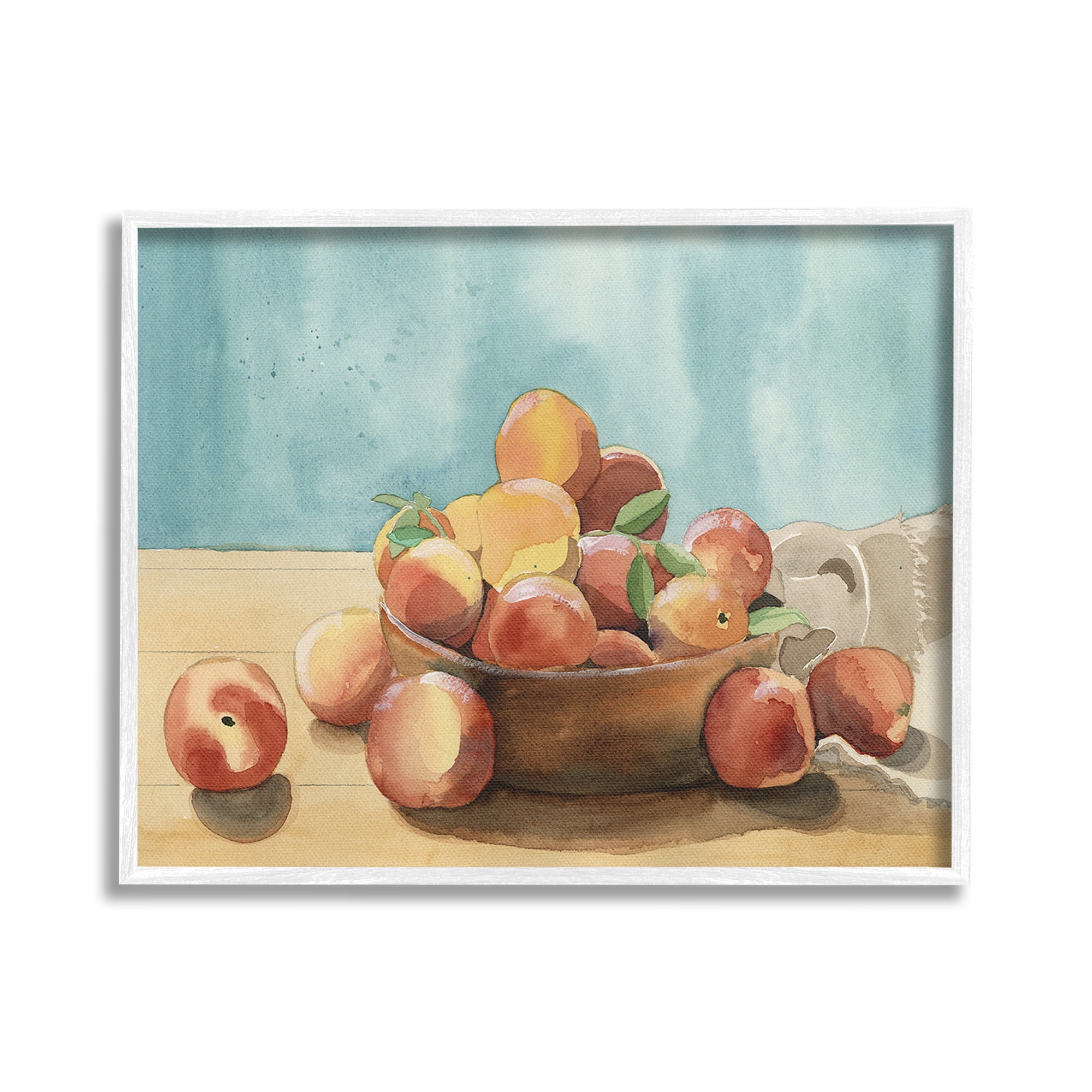 Stupell Industries Traditional Apple Painting Food & Beverage Painting White Framed Art Print Wall Art, 30 x 24