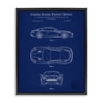 thumbnail image 1 of Stupell Industries Traditional Automobile Patent Blueprint Black Floating Frame Canvas Art, 17 x 21, by Karl Hronek, 1 of 8
