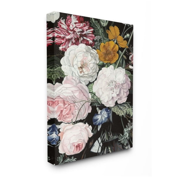Stupell Industries Traditional Baroque Bouquet Assorted Floral Bloom Design by Naomi McCavitt, 16" x 20"