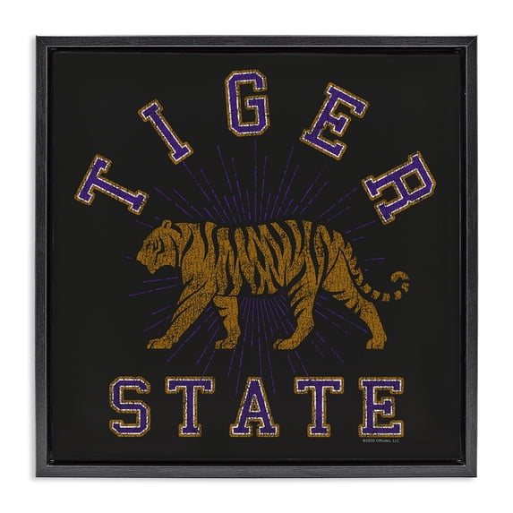 Stupell Industries Traditional Black Floating Frame Canvas Art, 18 x 18, by Spirit Animals/Life Is High
