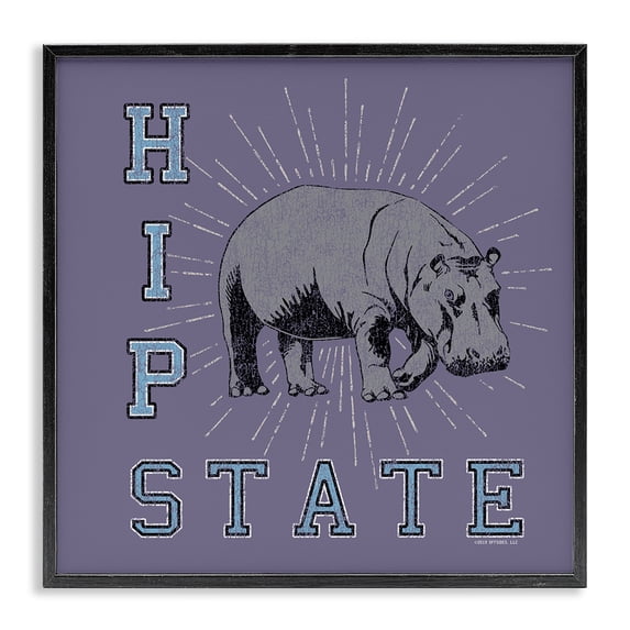 Stupell Industries Traditional Black Framed Giclee Art, 24 x 24, by Spirit Animals/Life Is High