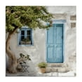 thumbnail image 1 of Stupell Industries Traditional Blue Door & Tree Canvas Art, 17 x 17, by Riley B, 1 of 8
