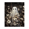 thumbnail image 1 of Stupell Industries Traditional Bookish Ghost & Flowers Canvas Art, 24 x 30, by Jo Moulton, 1 of 7