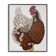thumbnail image 1 of Stupell Industries Traditional Chicken Portrait Animals & Insects Painting Black Framed Art Print Wall Art, 11 x 14, 1 of 10