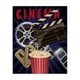 thumbnail image 1 of Stupell Industries Traditional Cinema Movie Reel Popcorn Entertainment Sign Canvas Art, 16 x 20, by Yvonne Coleman Burney, 1 of 6