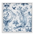 thumbnail image 1 of Stupell Industries Traditional Classic Toile Scene White Framed Giclee Art, 17 x 17, by Vintage Hustle, 1 of 8