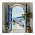 thumbnail image 1 of Stupell Industries Traditional Coastal Doorway to Sea Canvas Art, 17 x 17, by Riley B, 1 of 8