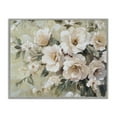 thumbnail image 1 of Stupell Industries Traditional Cream Dynamic Florals Gray Framed Giclee Art, 20 x 16, by Petals Prints Design, 1 of 8