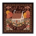 thumbnail image 1 of Stupell Industries Traditional Crisp Days Fall Phrase Black Framed Giclee Art, 24 x 24, by Laura Marshall, 1 of 8