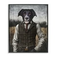 thumbnail image 1 of Stupell Industries Traditional Dog in Colonial Clothes Black Framed Giclee Art, 11 x 14, by Karen Burke, 1 of 8