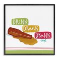 thumbnail image 1 of Stupell Industries Traditional Drink Drank Drunk Black Framed Giclee Art, 17 x 17, by Courtney Morgenstern, 1 of 8