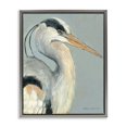 thumbnail image 1 of Stupell Industries Traditional Egret Bird Wildlife Animal Portrait Gray Floating Frame Canvas Art, 25 x 31, by Stephanie Workman Marrott, 1 of 7