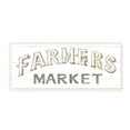 thumbnail image 1 of Stupell Industries Traditional Farmers Market Sign Classic Typography, 17 x 7,Design by Danhui Nai, 1 of 5
