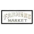 thumbnail image 1 of Stupell Industries Traditional Farmers Market Sign Classic Typography Graphic Art Black Framed Art Print Wall Art, 30x13, by Danhui Nai, 1 of 5
