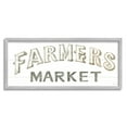 thumbnail image 1 of Stupell Industries Traditional Farmers Market Sign Classic Typography Graphic Art Gray Framed Art Print Wall Art, 24x10, by Danhui Nai, 1 of 5