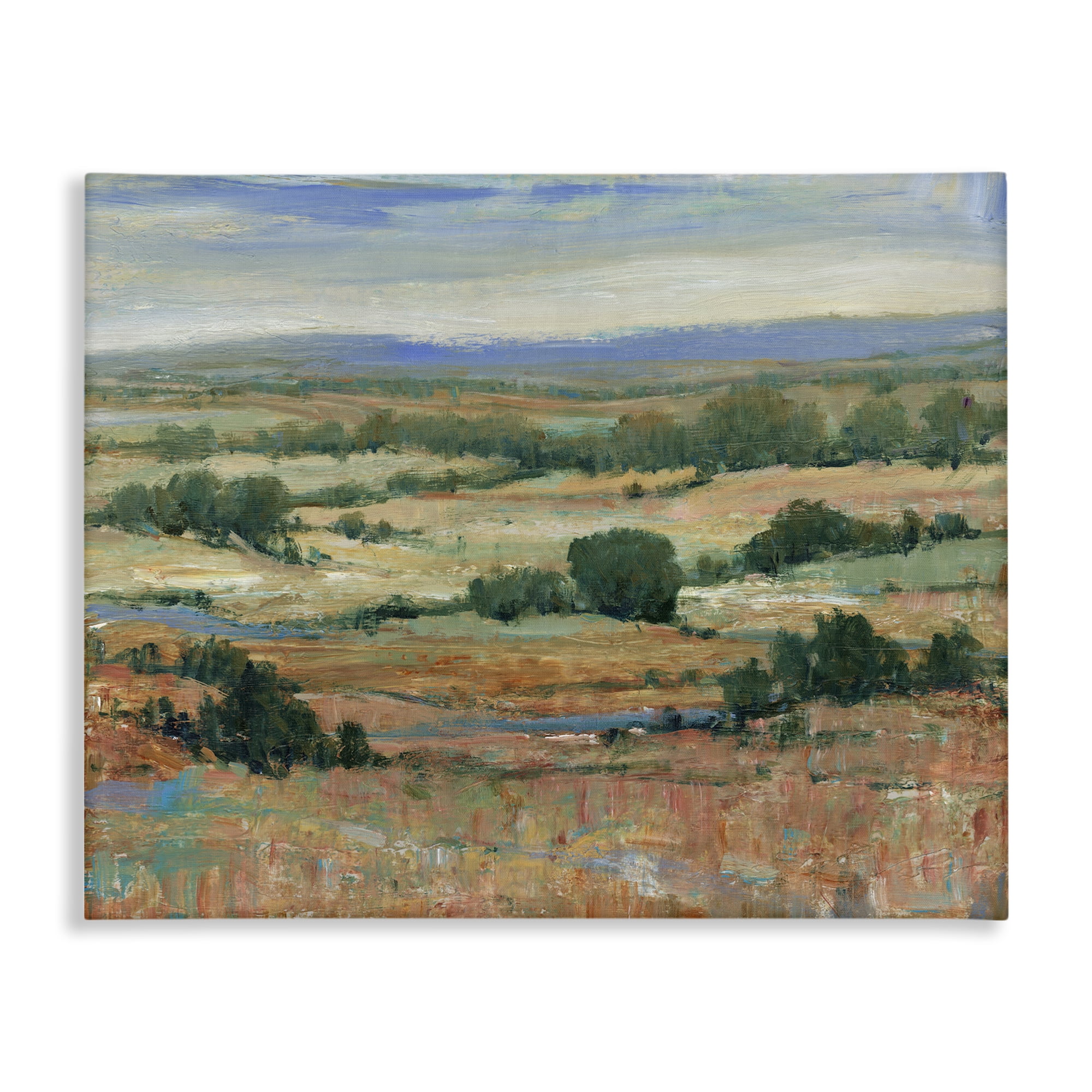 Stupell Industries Traditional Farmland Landscape Landscape & Nature Painting Wrapped Canvas Art Print Wall Art, 20 x 16