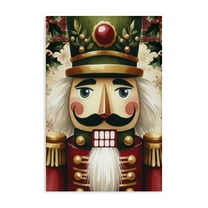 Traditional Festive Nutcracker Canvas Art, 30 x 45, Made In USA
