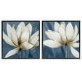 thumbnail image 1 of Stupell Industries Traditional Floral Falling Petals Plants & Flowers Painting Black Framed Art Print Wall Art, 24 x 24, Set of 2, 1 of 2