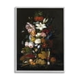 thumbnail image 1 of Stupell Industries Traditional Floral Goblet Still Life Painting Gray Framed Art Print Wall Art, Design by Stellar Design Studio, 1 of 7