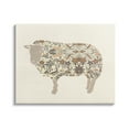 thumbnail image 1 of Stupell Industries Traditional Floral Pattern Sheep Animals & Insects Painting Gallery Wrapped Canvas Print Wall Art, 30 x 24, 1 of 7