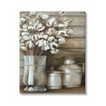 thumbnail image 1 of Stupell Industries Traditional Flower Bouquet Rustic Country Cans Painting Gallery Wrapped Canvas Print Wall Art, Design by White Ladder, 1 of 7