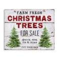 thumbnail image 1 of Stupell Industries Traditional For Sale Christmas Trees Canvas Art, 20 x 16, by Creatif Belle, 1 of 8