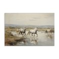 thumbnail image 1 of Stupell Industries Traditional Free Horses Running Canvas Art, 24 x 16, by Petals Prints Design, 1 of 8