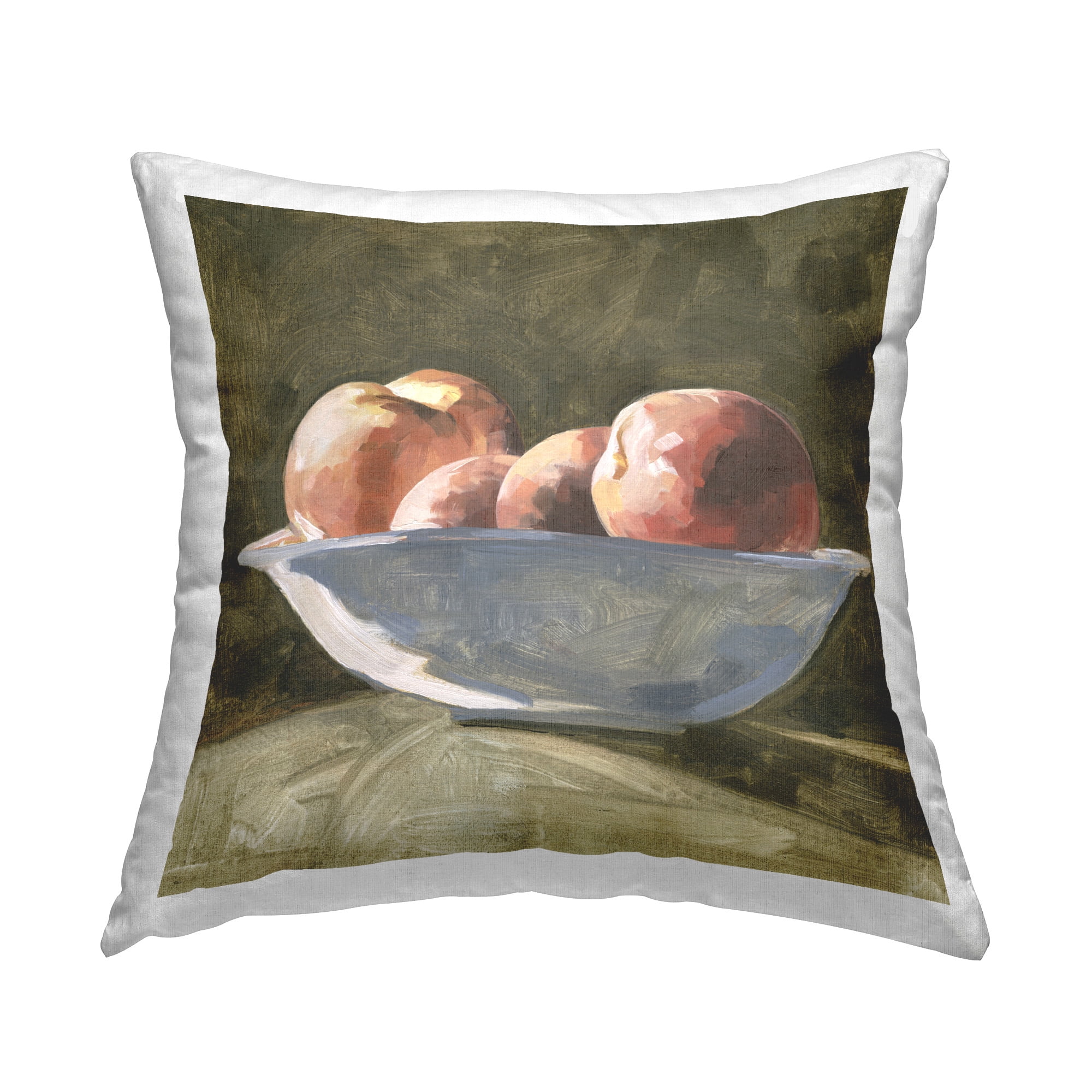 Stupell Industries Traditional Fruit Bowl Decorative Printed Throw Pillow Design by Emma Caroline&nbsp;