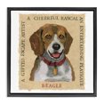thumbnail image 1 of Stupell Industries Traditional Fun Beagle Pet Phrases Black Floating Frame Canvas Art, 18 x 18, by Nancy Overton, 1 of 8
