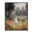 thumbnail image 1 of Stupell Industries Traditional Ghost in Peaceful Flower Meadow Black Framed Giclee Art, 11 x 14, by Jo Moulton, 1 of 7