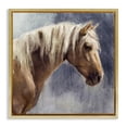 thumbnail image 1 of Stupell Industries Traditional Golden Boy Horse Gold Floating Frame Canvas Art, 18 x 18, by Nina Blue, 1 of 8