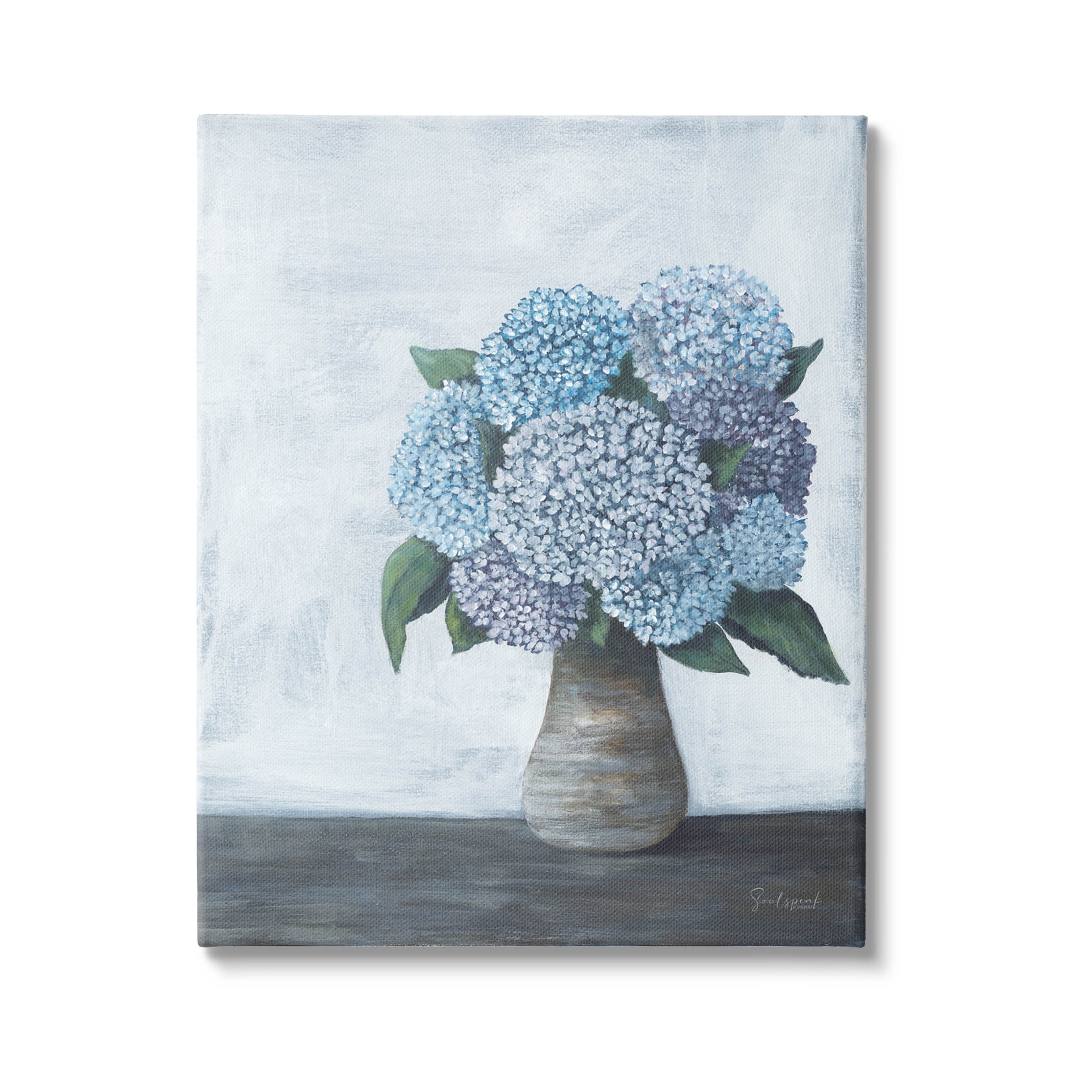 Stupell Industries Traditional Hydrangea Bouquet Painting Gallery Wrapped Canvas Print Wall Art, Design by Soulspeak & Sawdust