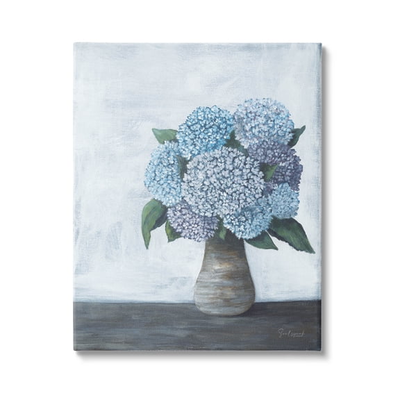 Stupell Industries Traditional Hydrangea Bouquet Painting Gallery Wrapped Canvas Print Wall Art, Design by Soulspeak & Sawdust