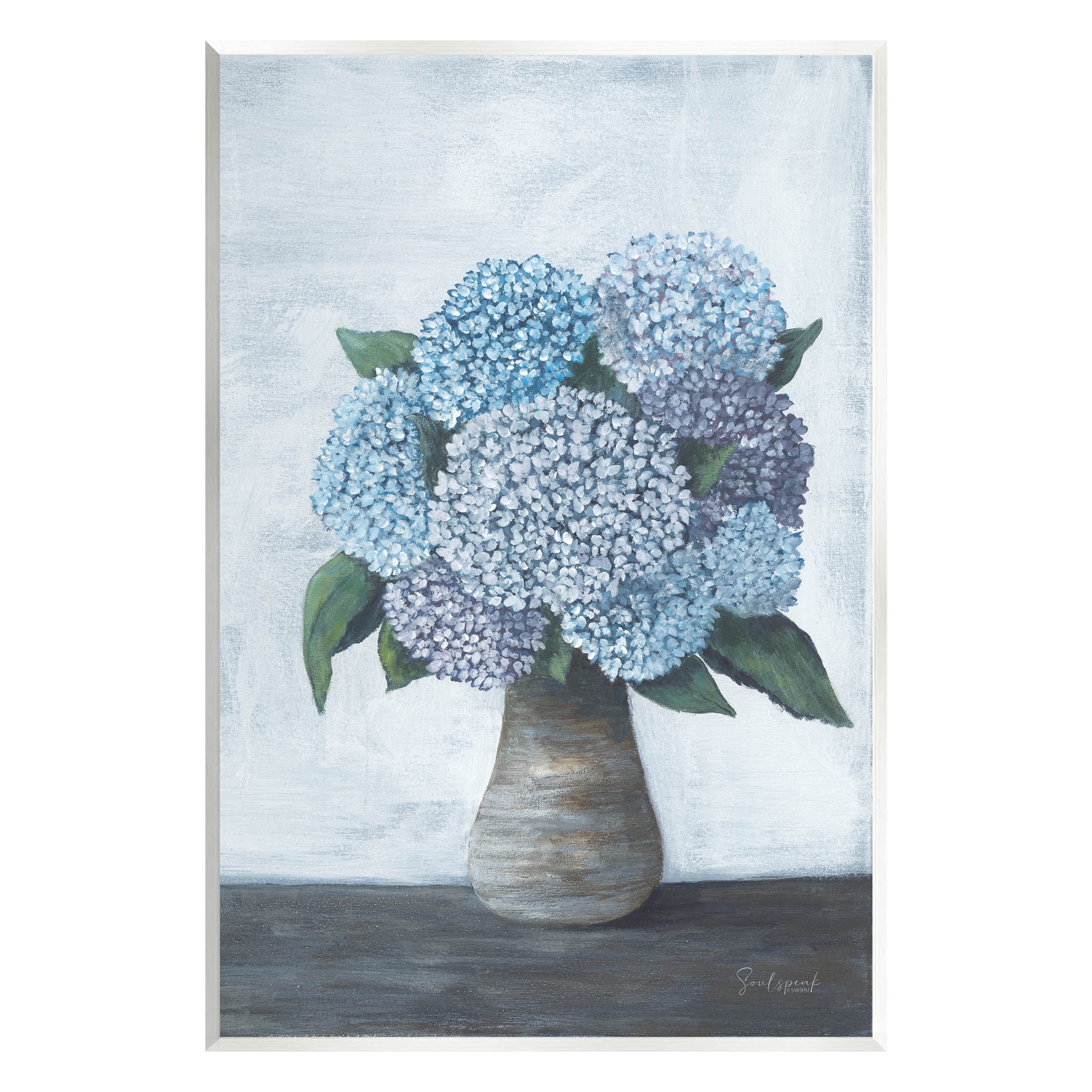 Stupell Industries Traditional Hydrangea Bouquet Painting Unframed Art Print Wall Art, Design by Soulspeak & Sawdust