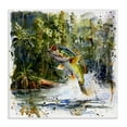 thumbnail image 1 of Stupell Industries Traditional Jumping Bass Splash Canvas Art, 17 x 17, by LSR Design Studio, 1 of 8