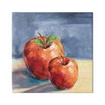 Stupell Industries Traditional Luscious Red Apples Tabletop Still Life Painting Gallery Wrapped Canvas Print Wall Art, Design by Carol Robinson