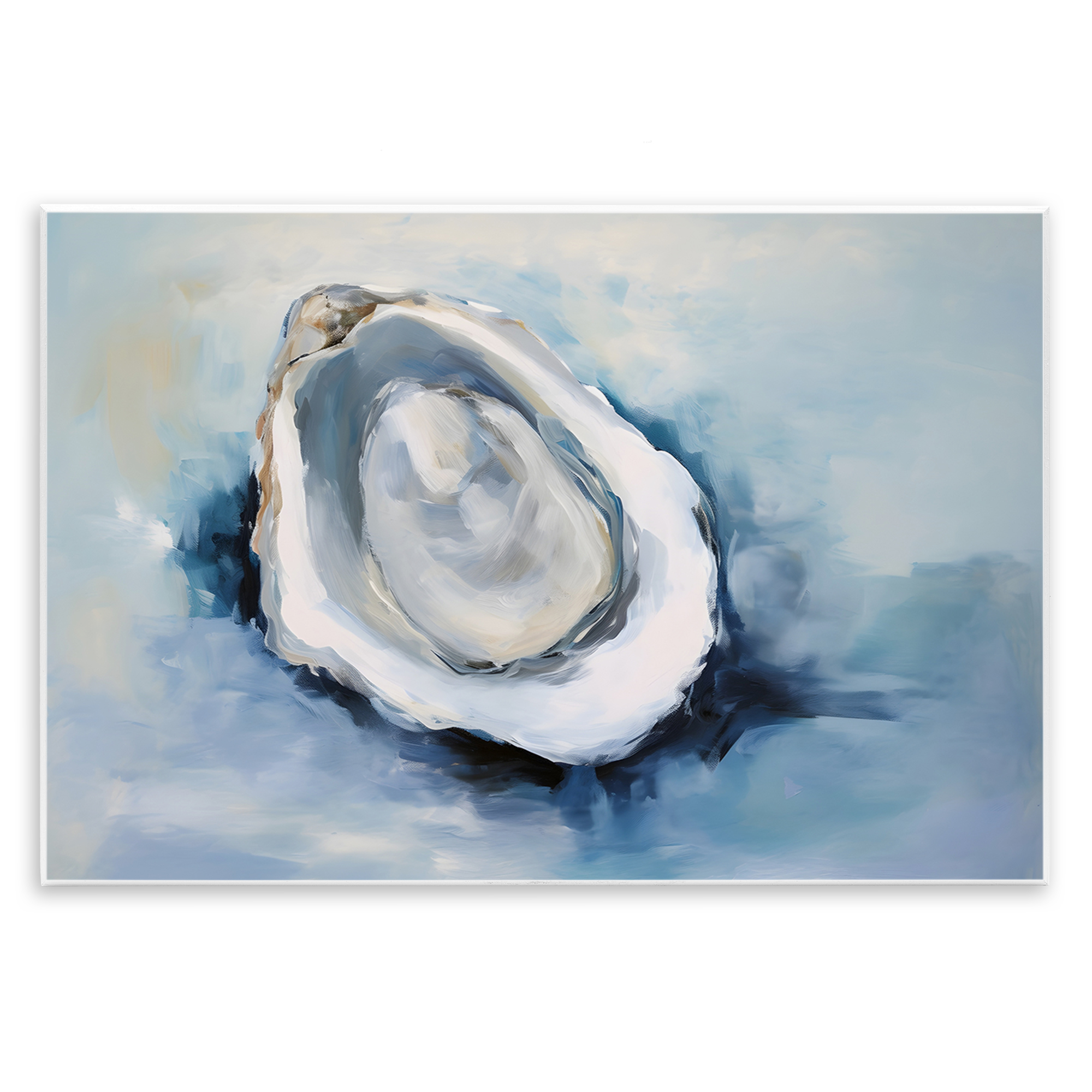 Stupell Industries Traditional Mollusk View Nautical & Beach Painting Unframed Art Print Wall Art, 19 x 13
